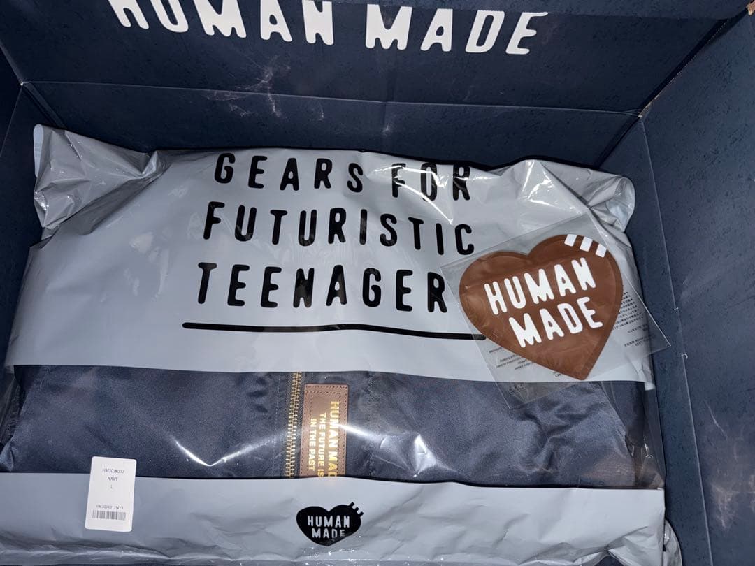 HUMAN MADE Flight Jacket Navy未開封