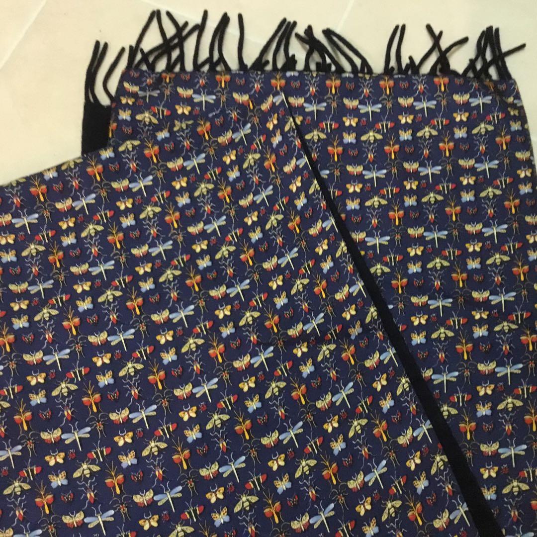 未使用＊美品☆サルバトーレフェラガモ＊マフラー＊シルクイタリア製ローマにて購入！