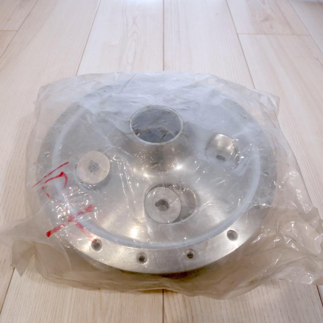 廃盤希少 未使用 SR400 ドラムブレーキ用フロントハブ プレートセット