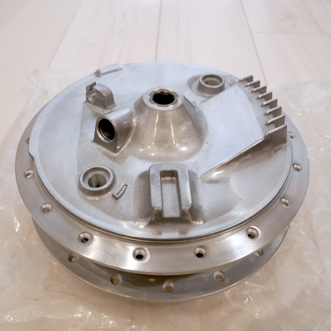 廃盤希少 未使用 SR400 ドラムブレーキ用フロントハブ プレートセット