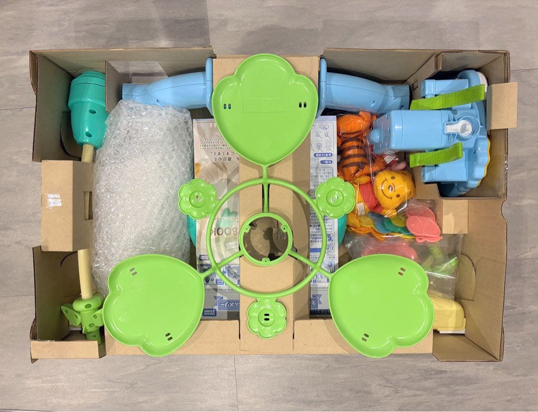 全パーツ有【美品】えらべる回転6wayジムにへんしんメリー　くまのプーさん