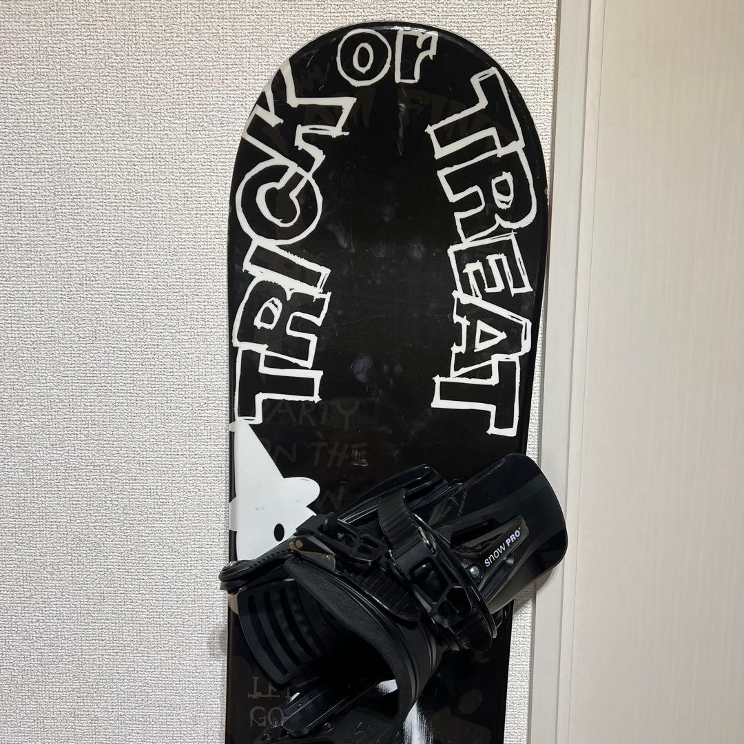 SLQ キッズ スノーボード 130cm ブラック 初心者 美品 スノープロ