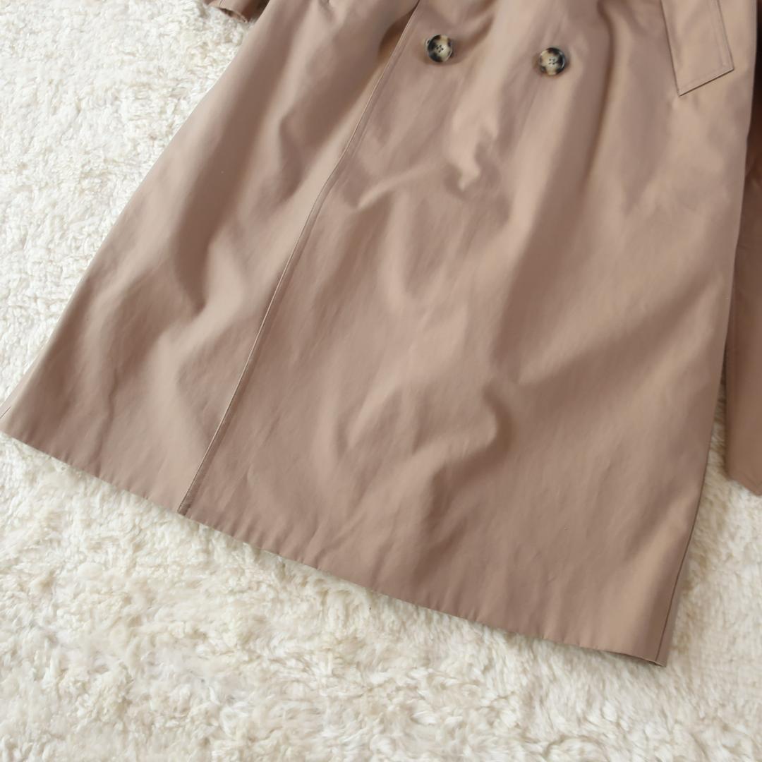 マカフィー コットンギャバジン トレンチコート ライナー付き キャメル 34