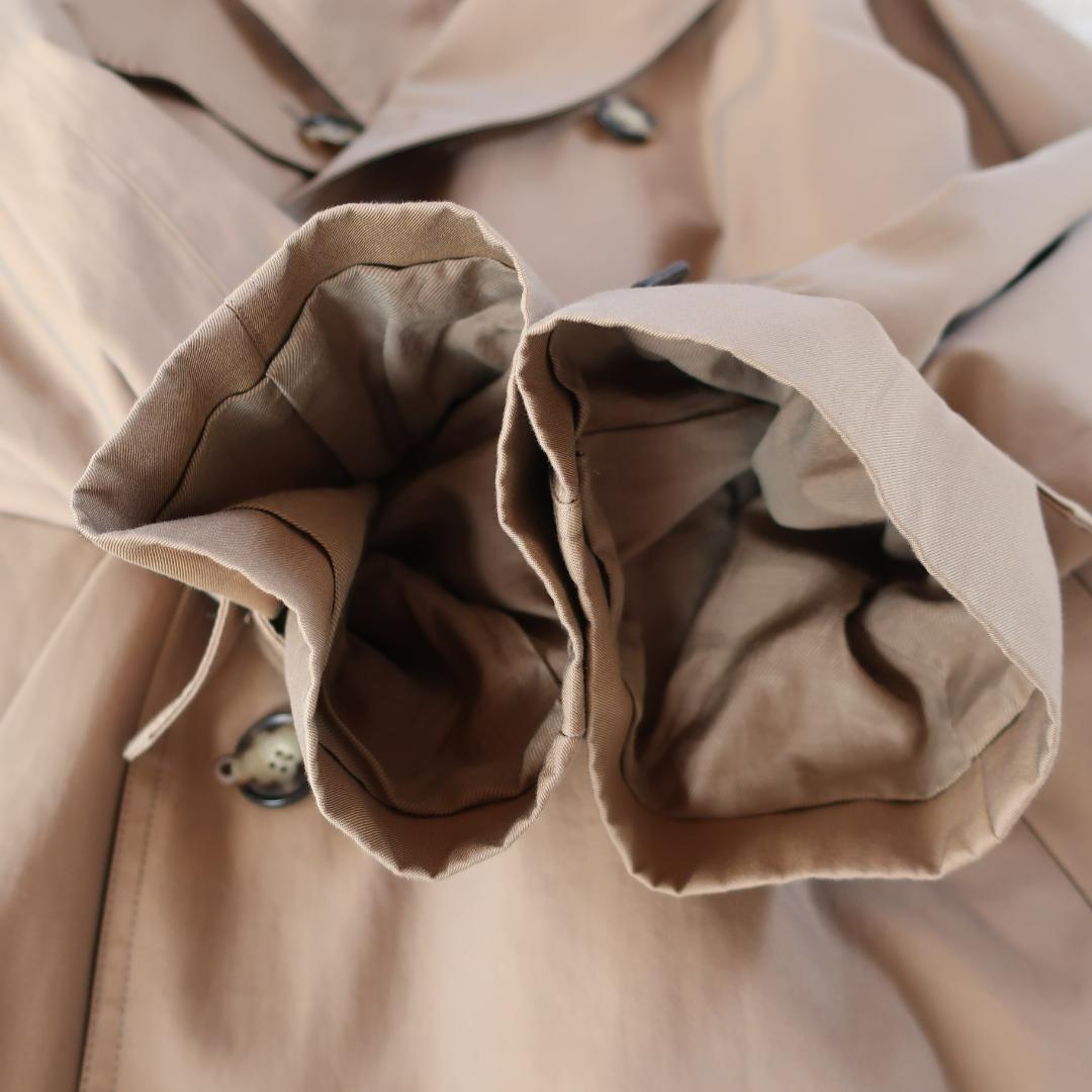 マカフィー コットンギャバジン トレンチコート ライナー付き キャメル 34