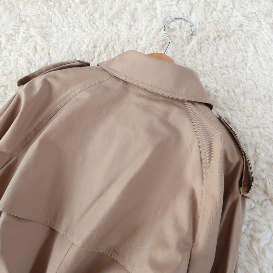 マカフィー コットンギャバジン トレンチコート ライナー付き キャメル 34