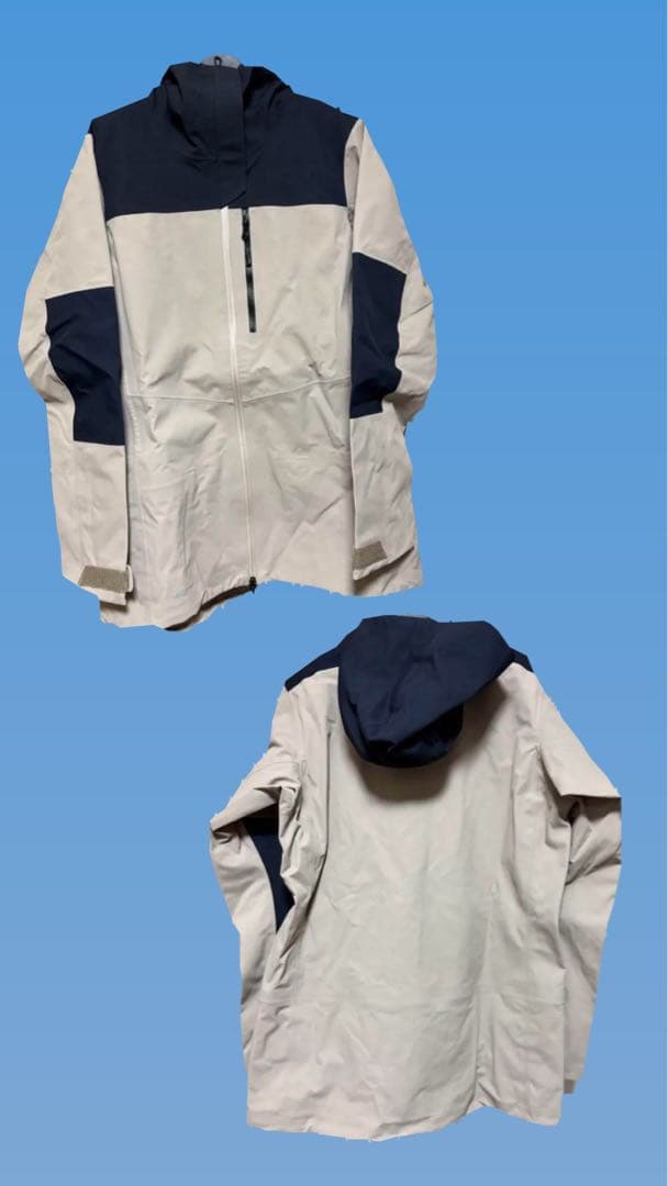 週末SALE！salomonサロモン★スノーウェアレディースL 黒×ベージュ