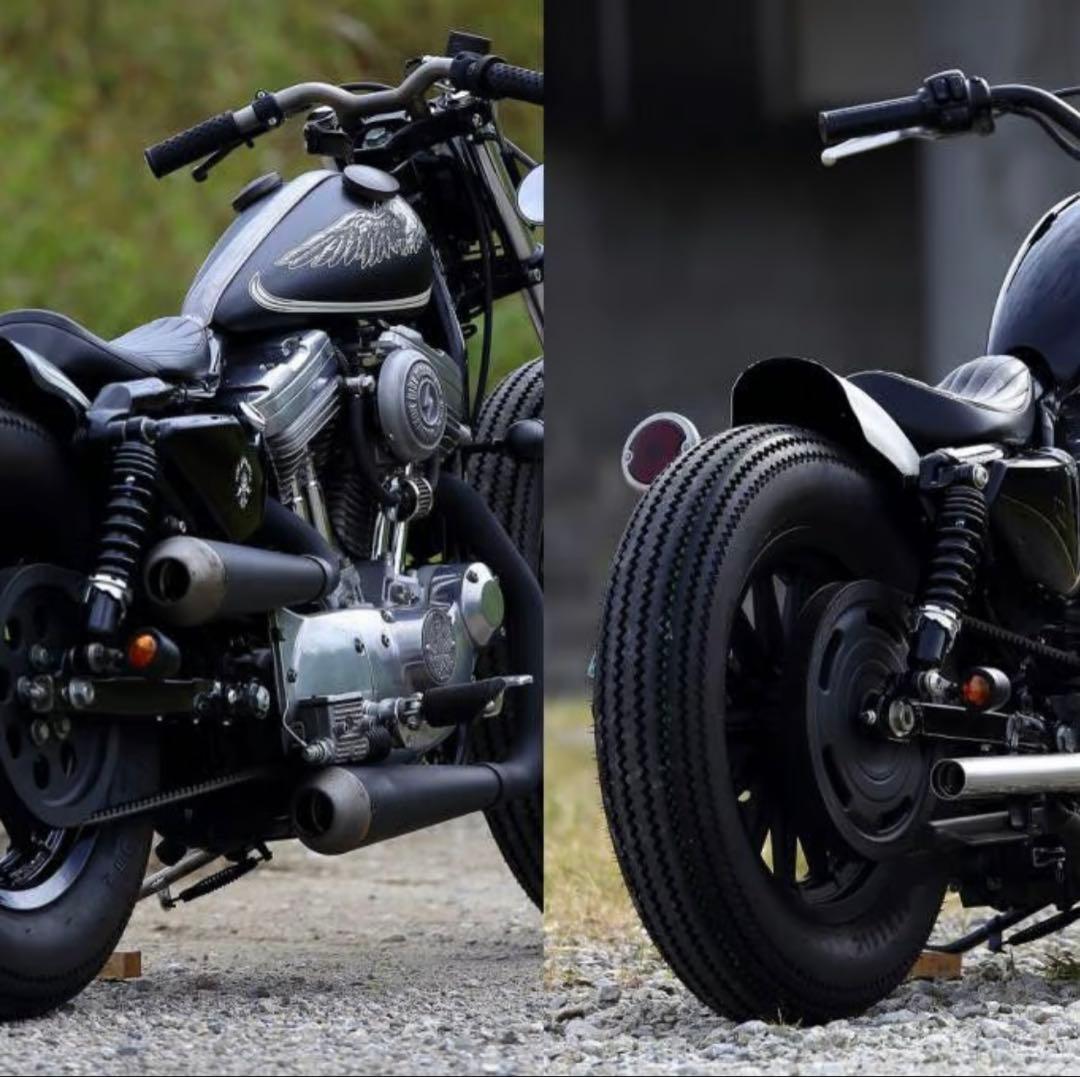 ムック　ヒデモーターサイクル　11インチ　リアショック　スポーツスター