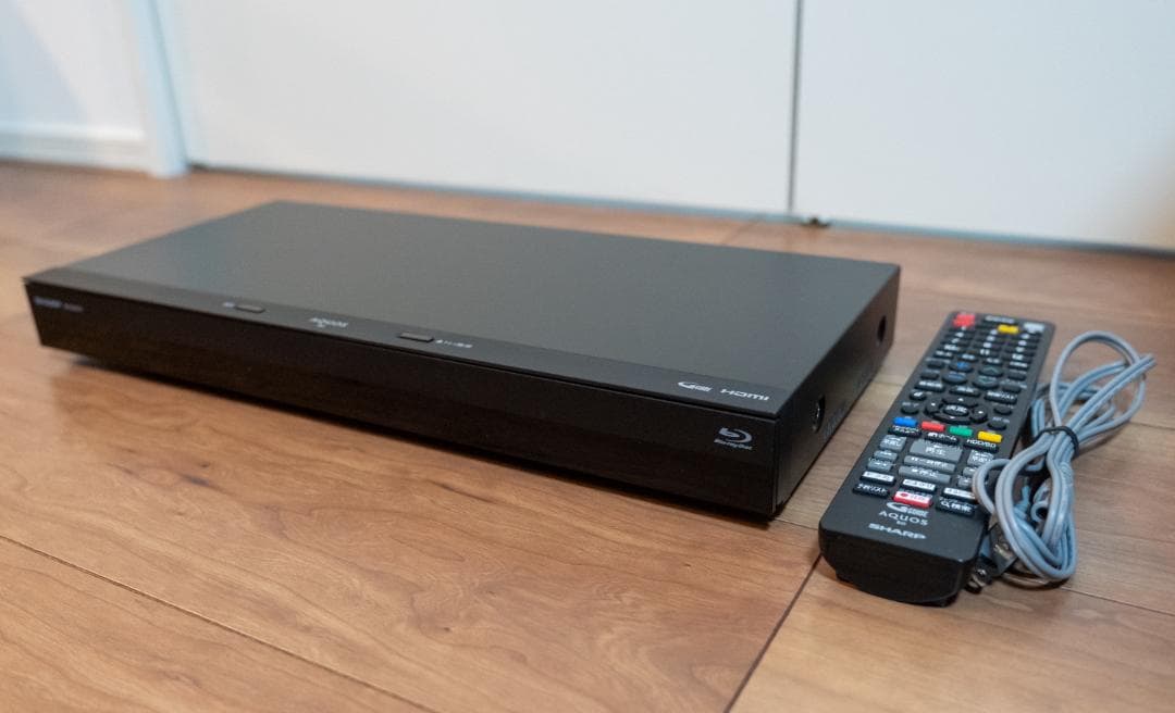 2023製 SHARP AQUOSブルーレイレコーダー 2B-C20EW1