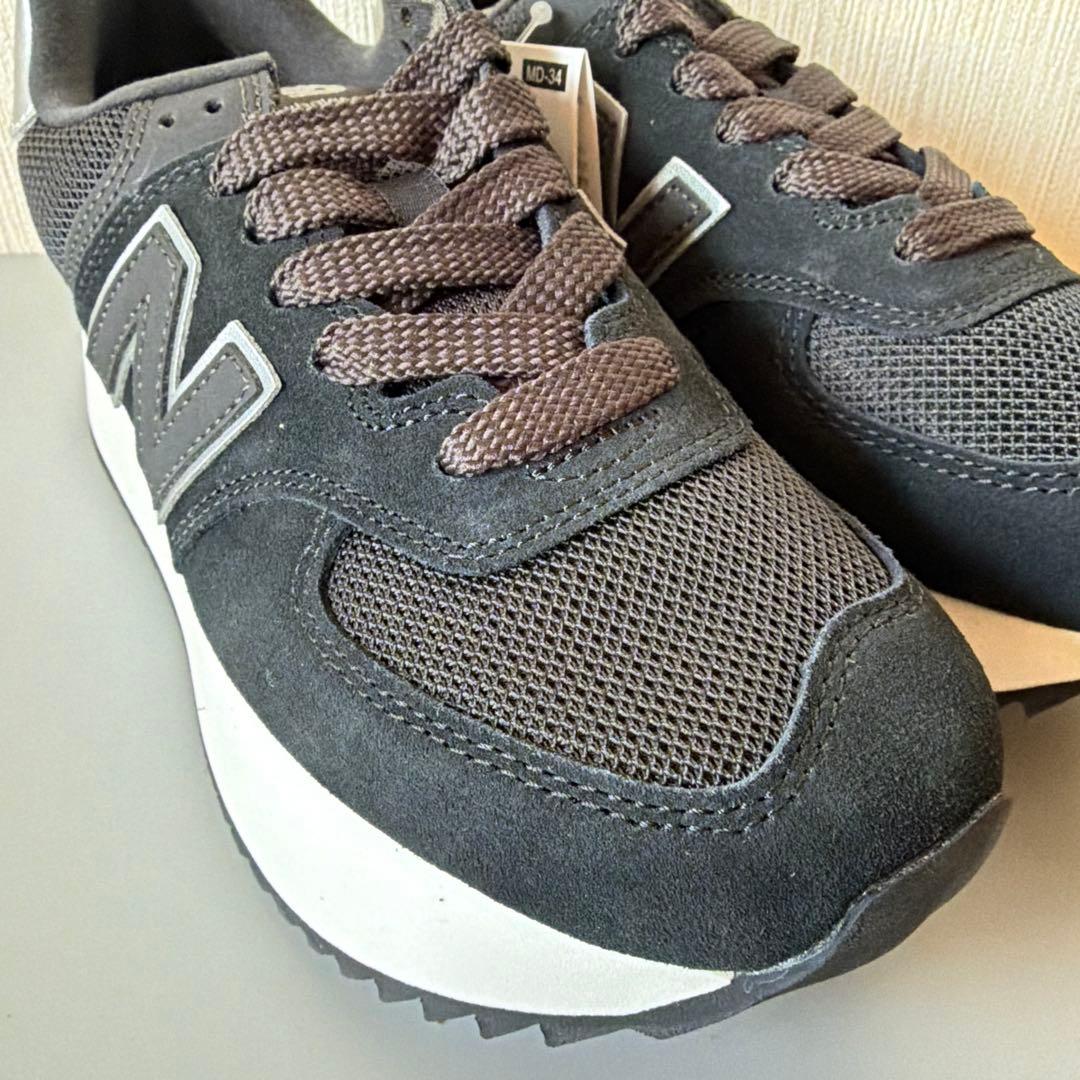 【新品未使用】ニューバランス スニーカー WL574Z ブラック 24.5cm