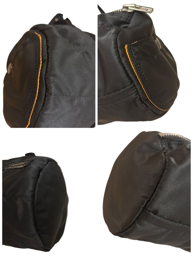 ✨廃盤極美品✨ PORTER TANKER ミニボストン ドラムバッグ 黒