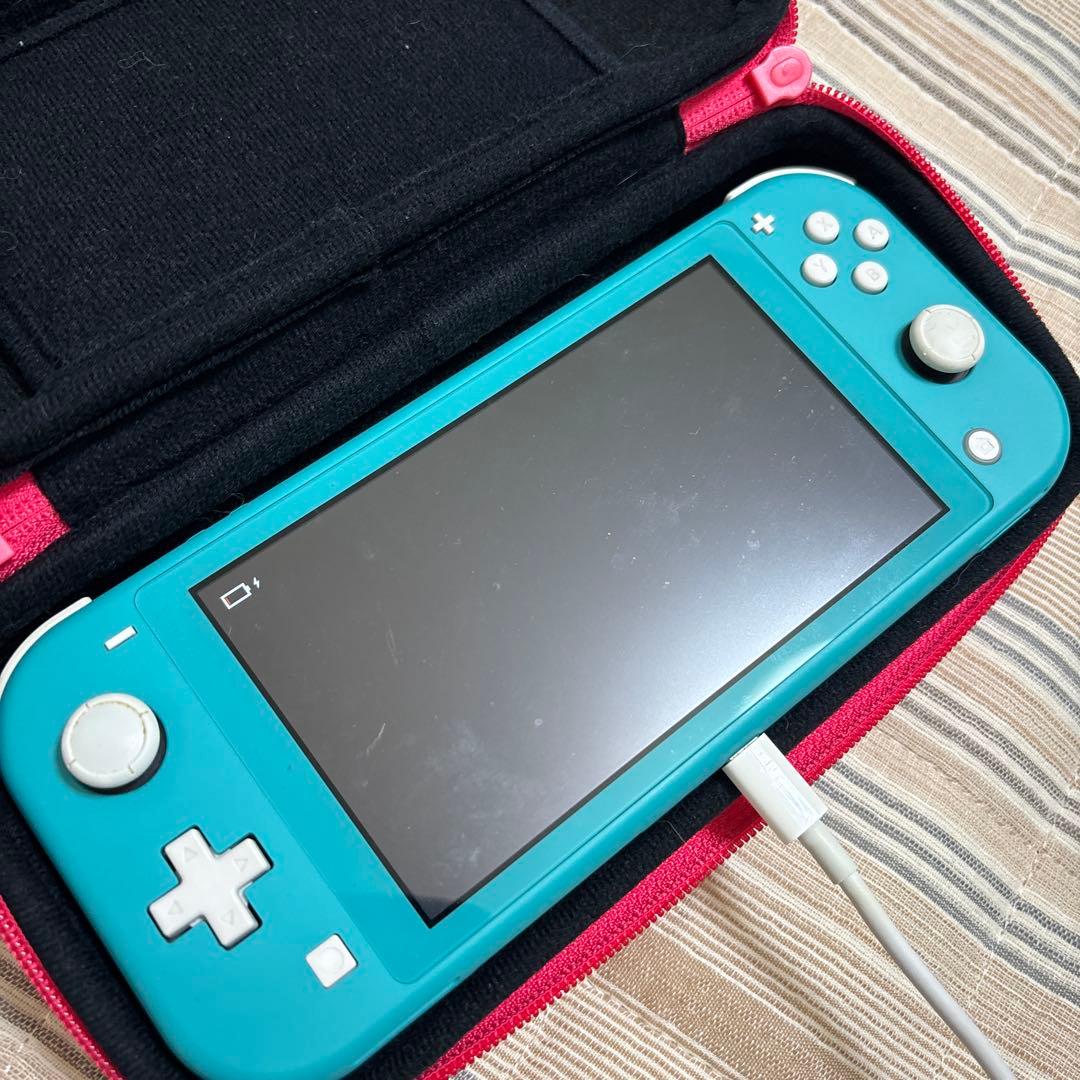 Nintendo Switch Lite (ターコイズ) 箱、ケース付き