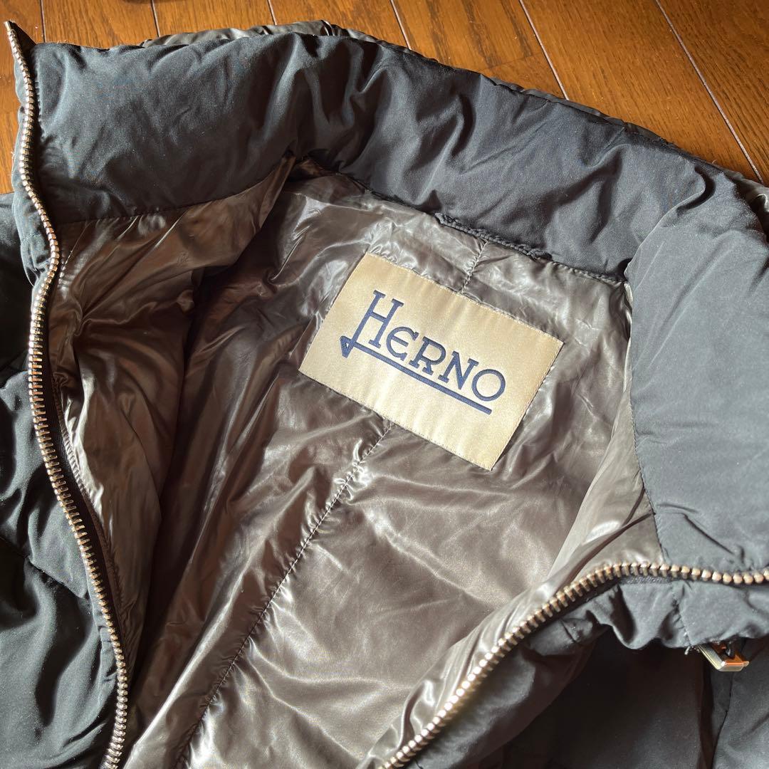 ヘルノ☆ロングダウンコート黒