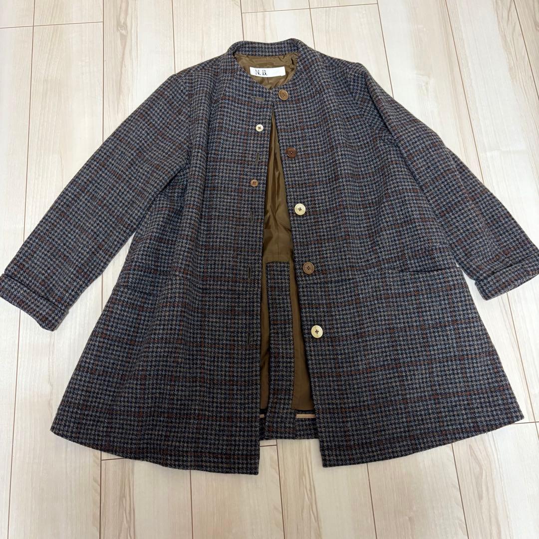 コットンハウスアヤ　ウールコート