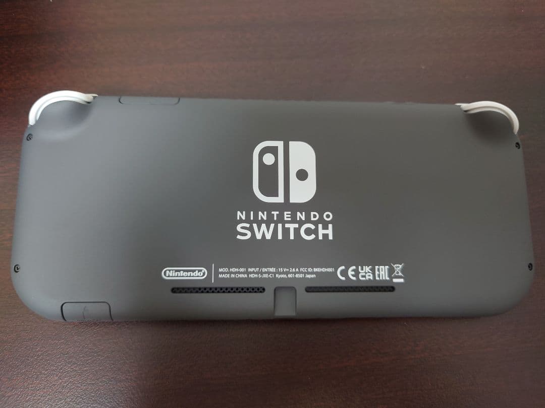 【ほぼ未使用】Switch Lite グレー 本体 +128GB microSD