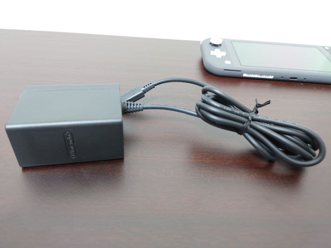 【ほぼ未使用】Switch Lite グレー 本体 +128GB microSD