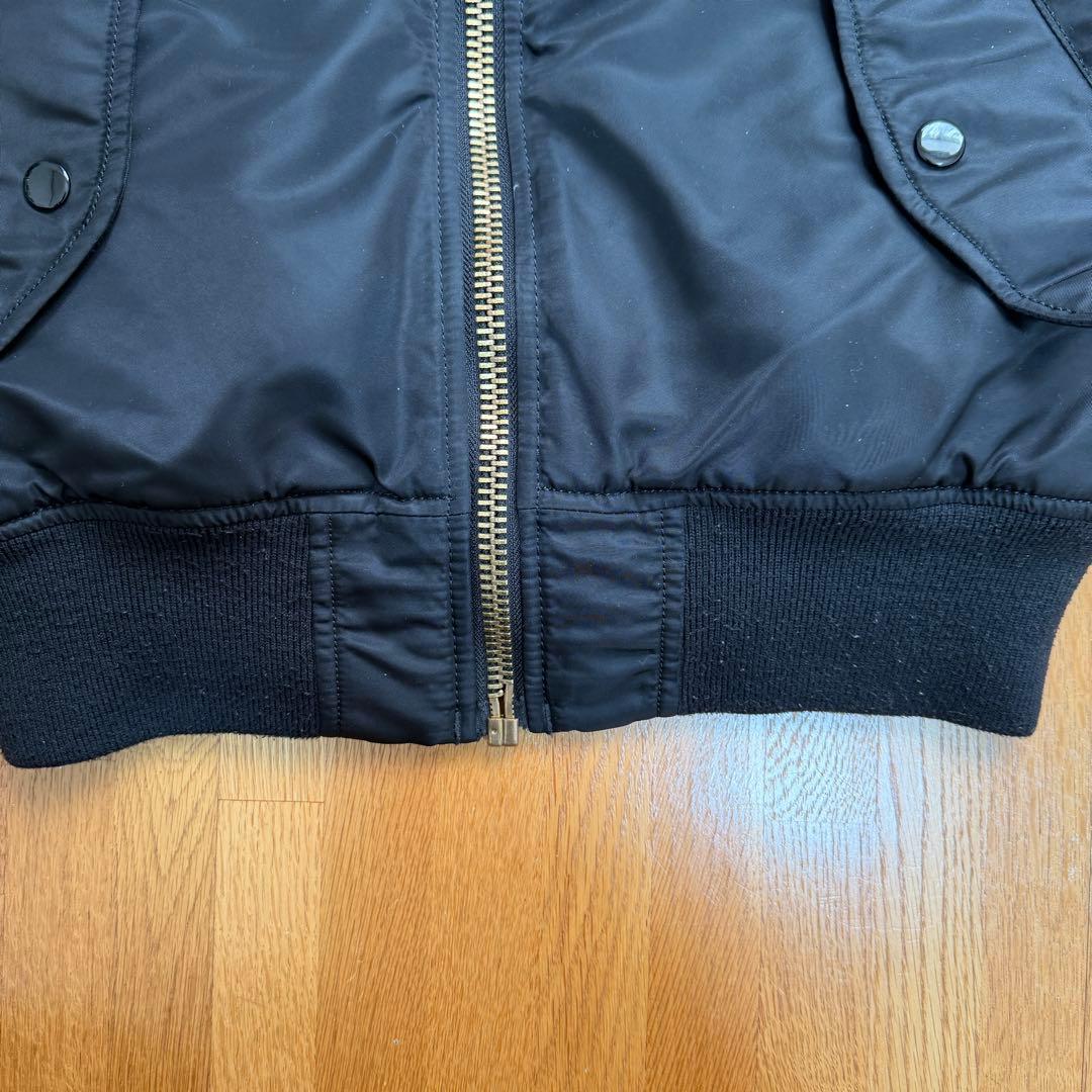 Alpha ma1 フライトジャケット 黒