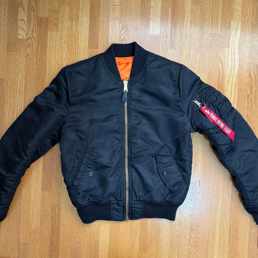 Alpha ma1 フライトジャケット 黒