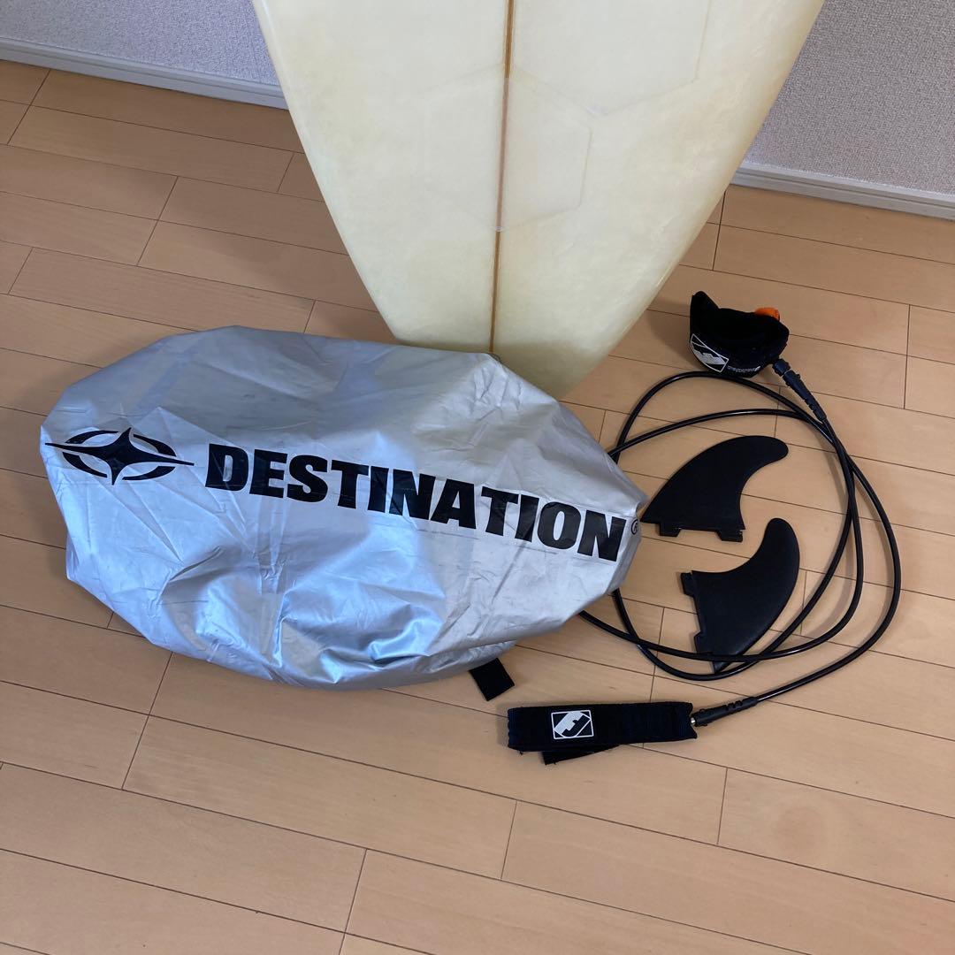 7'10\" サーフボード(フィン、リーシュ、カバー付)