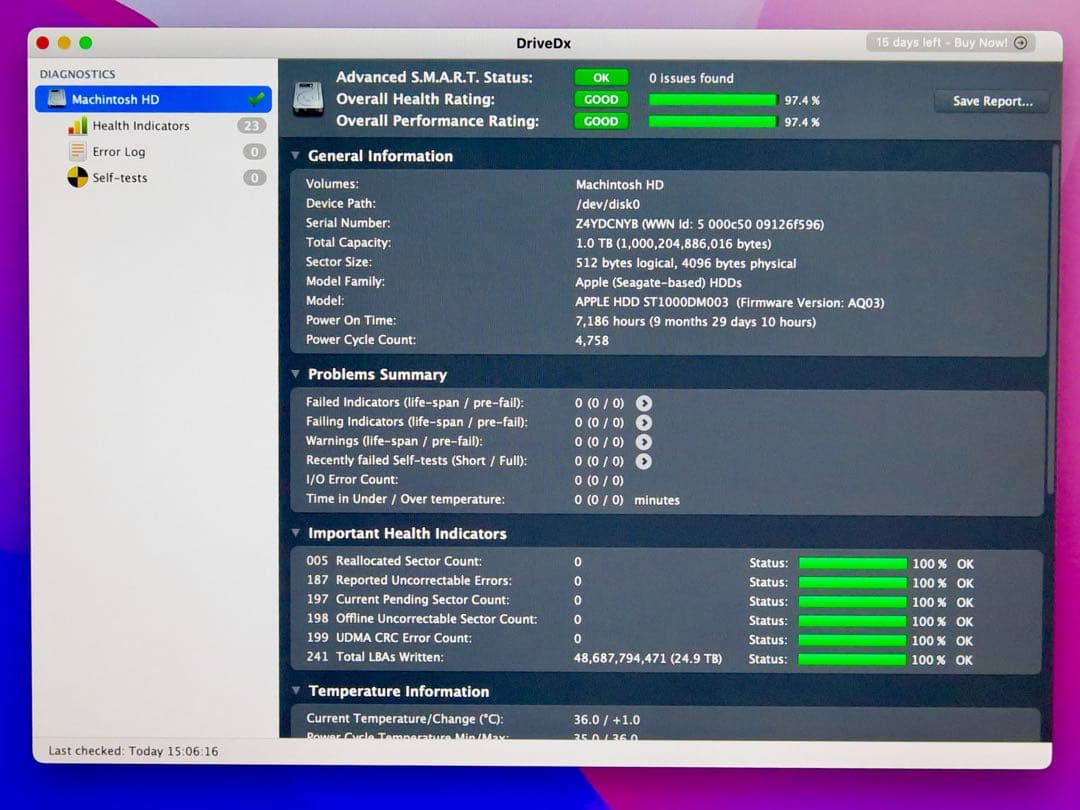 iMac 5K 27インチ　メモリ16GB 1TB MK462J/A