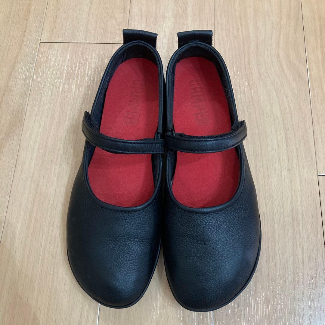 Camper ライトニナ　フラットシューズ　ブラック36