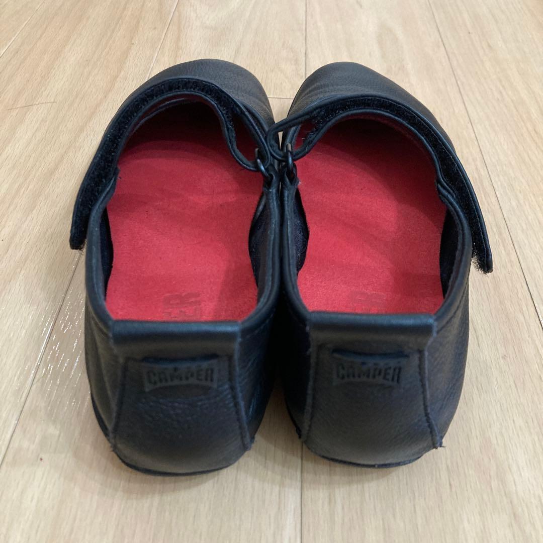 Camper ライトニナ　フラットシューズ　ブラック36