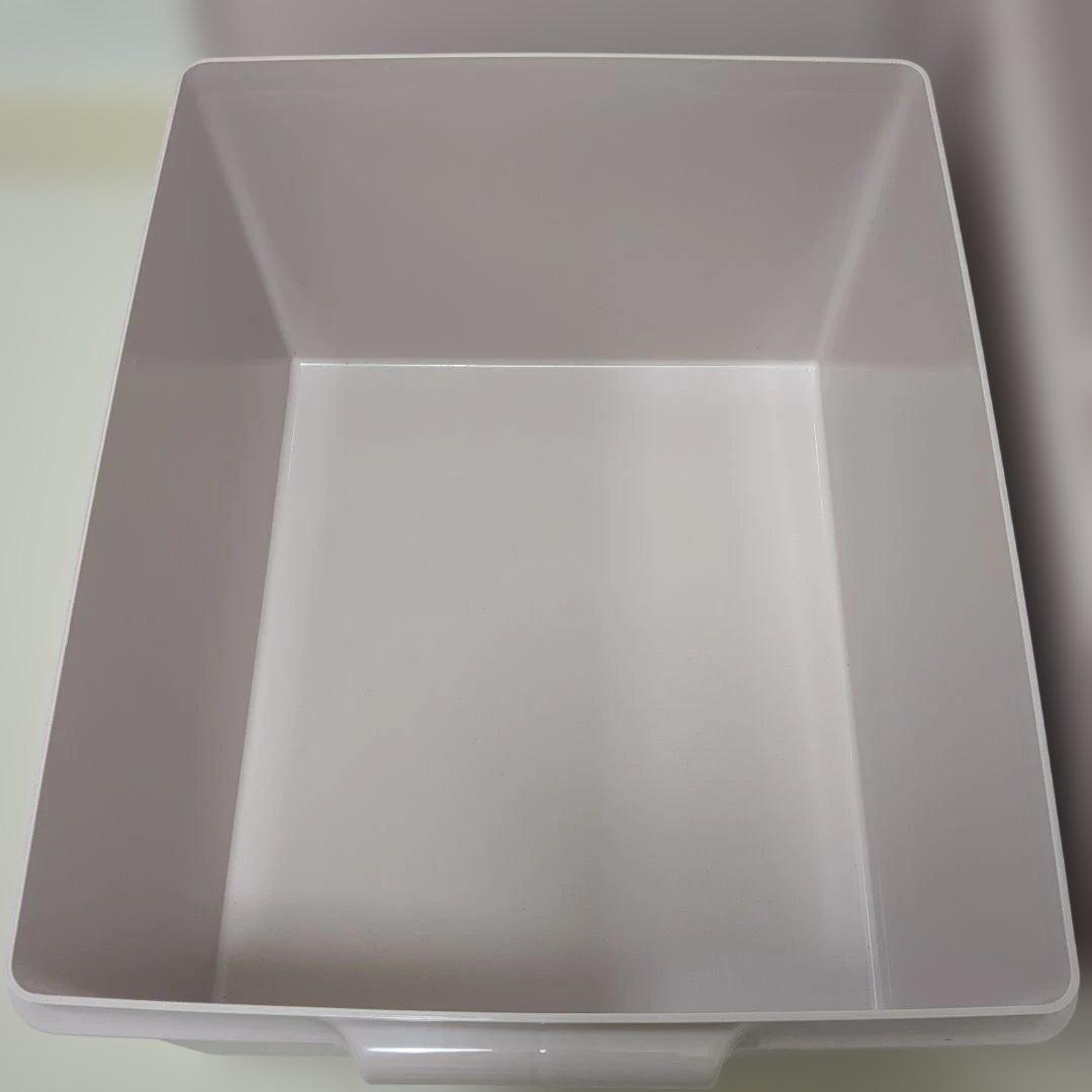 【2個セット】タッパーウェア　保存容器　衣類収納　ピンク