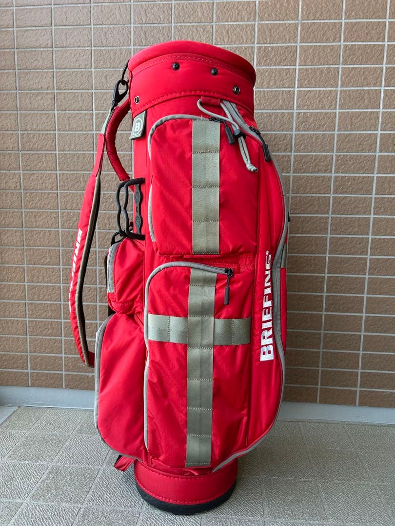 BRIEFING キャディバッグ　CR-6 レッド