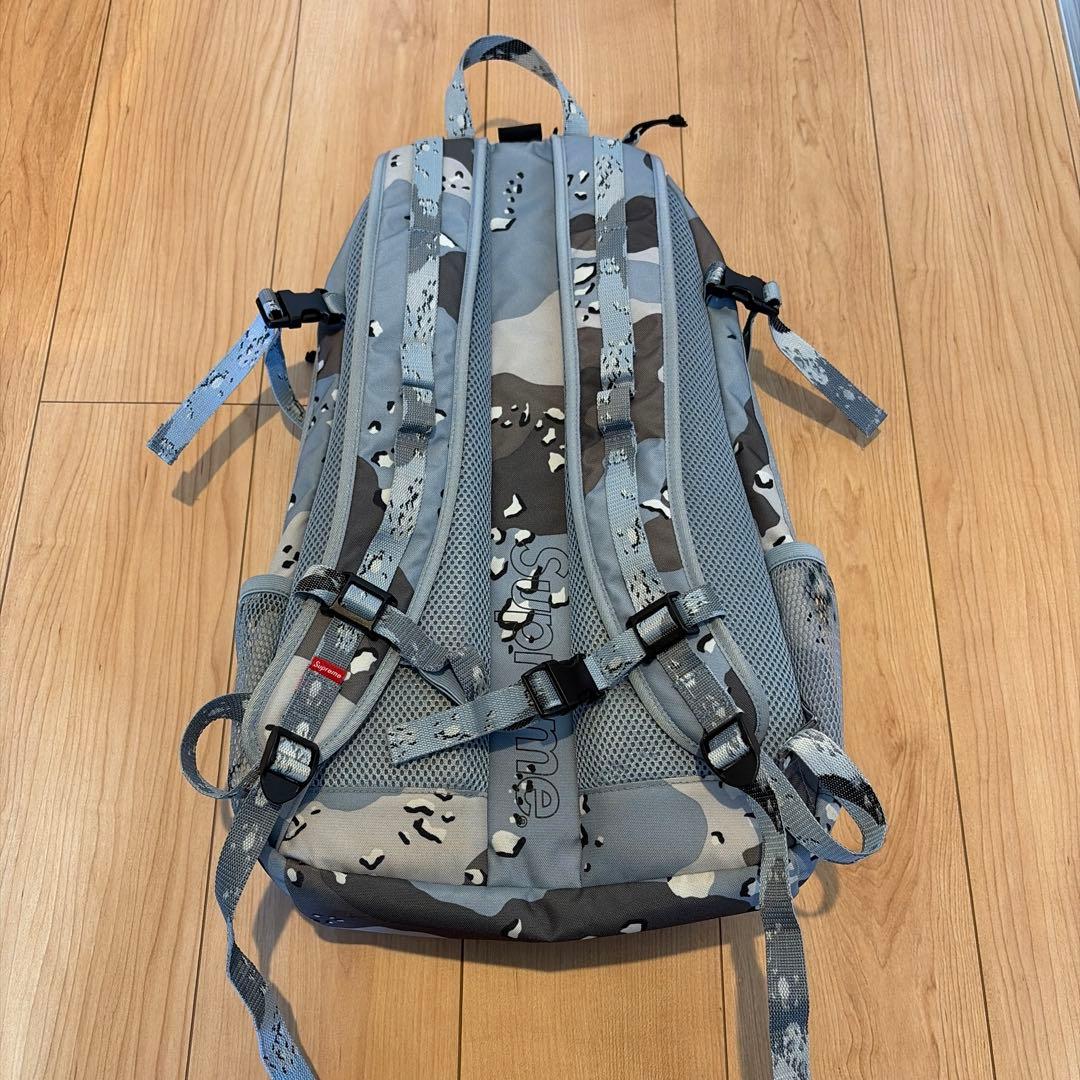 【タグ付き】Supreme メッシュバックパック カモフラ 水色