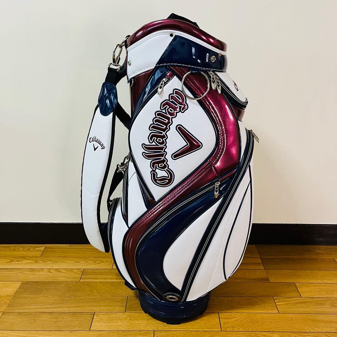 【美品】キャロウェイ　Callaway キャディバック　皮仕様 送料込み