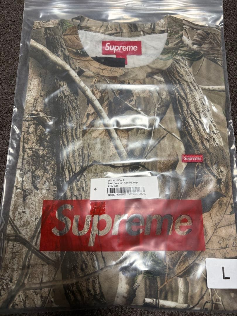 トップス Supreme Small Box L/S Tee \"Realtree Camo