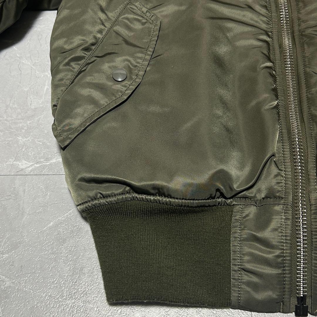 【ALPHA】MA-1 フライトジャケット カーキ 赤タグ JAPANSPEC