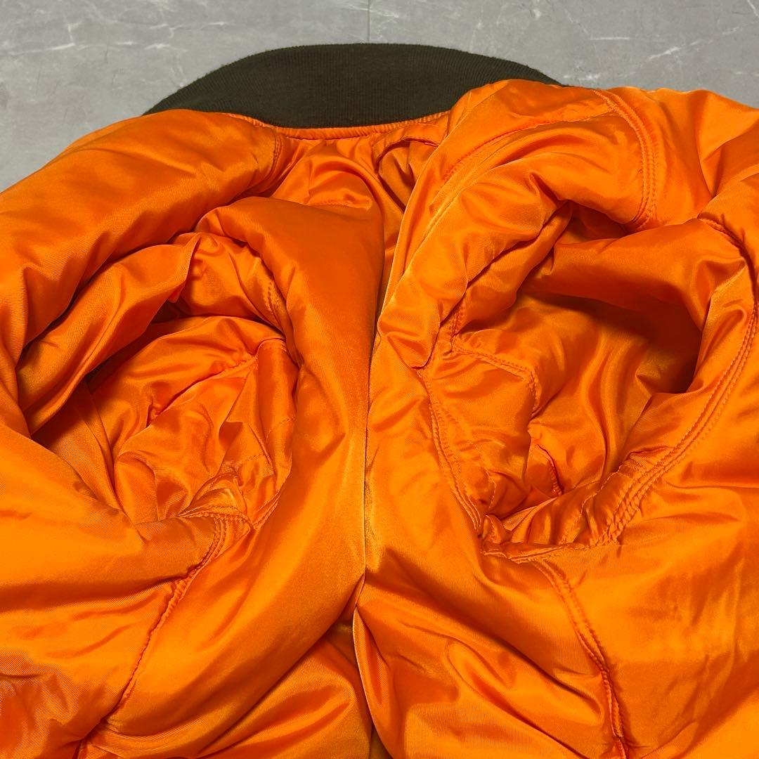 【ALPHA】MA-1 フライトジャケット カーキ 赤タグ JAPANSPEC