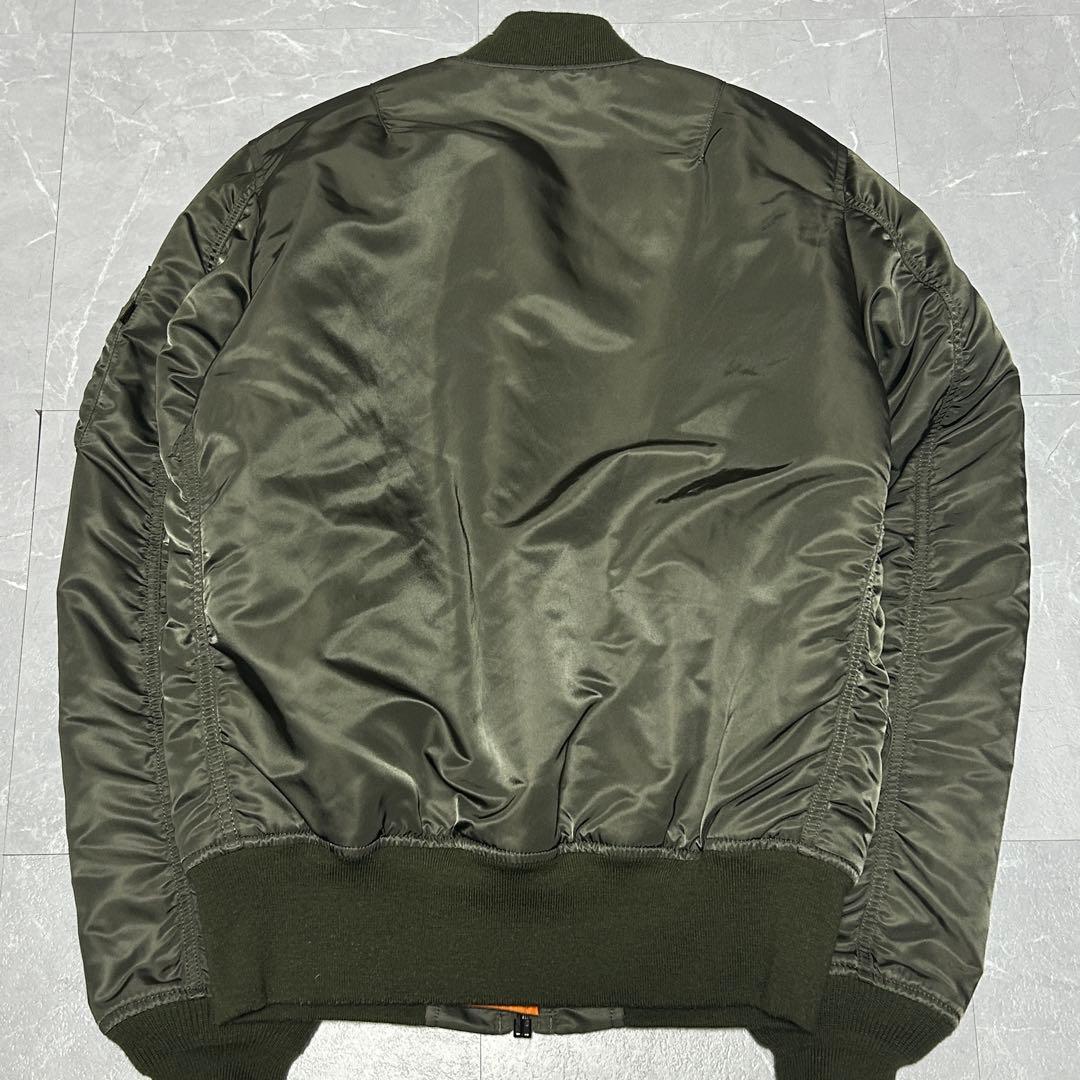 【ALPHA】MA-1 フライトジャケット カーキ 赤タグ JAPANSPEC