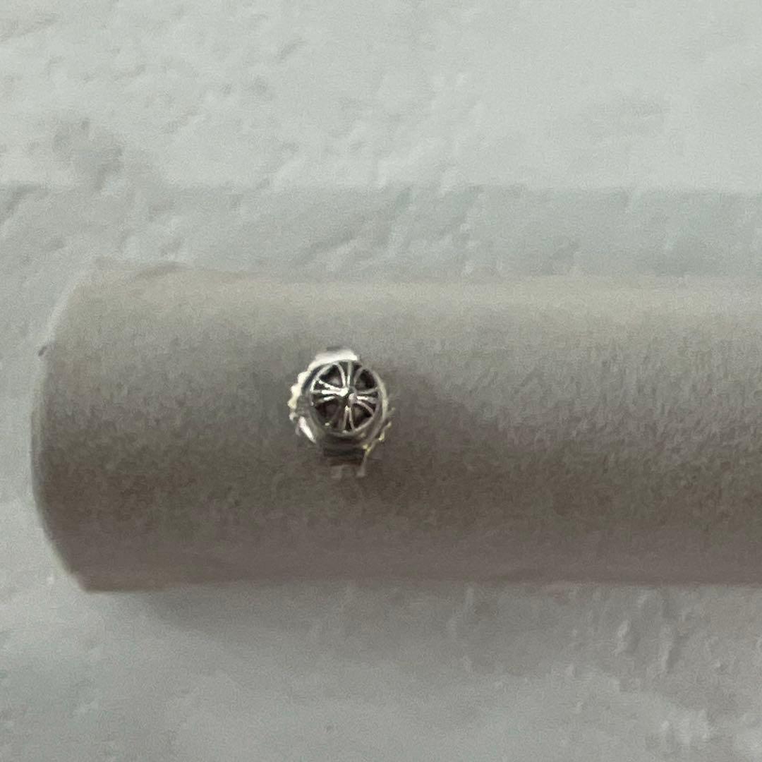 クロムハーツ　k18 正規品　ピアス　ミニクロスボールスタッド 片耳