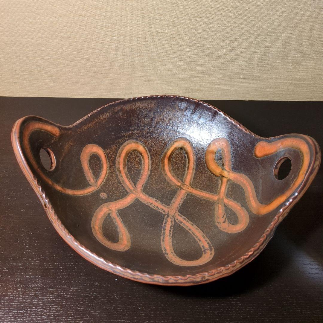 十場天伸　つくも窯　大皿