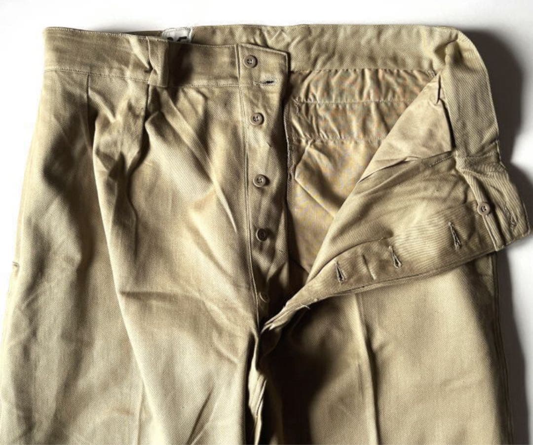 syoya9250ヴィテージ フランス軍M52 チノパン 35