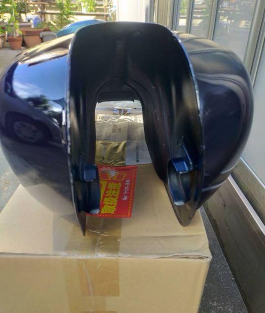 YAMAHA SR400 タンク キャンディーブルー