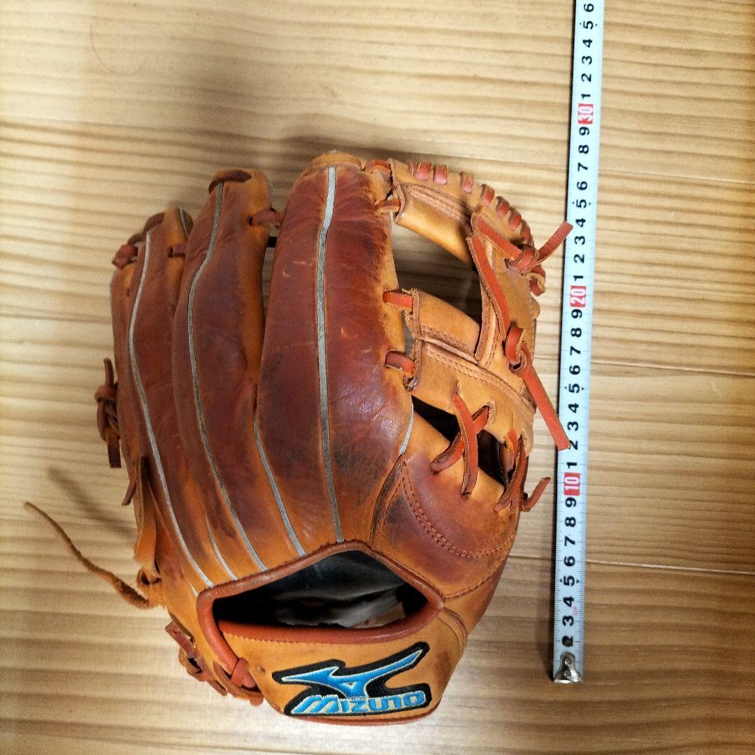 Mizuno 硬式野球グローブ オレンジ 約27cm