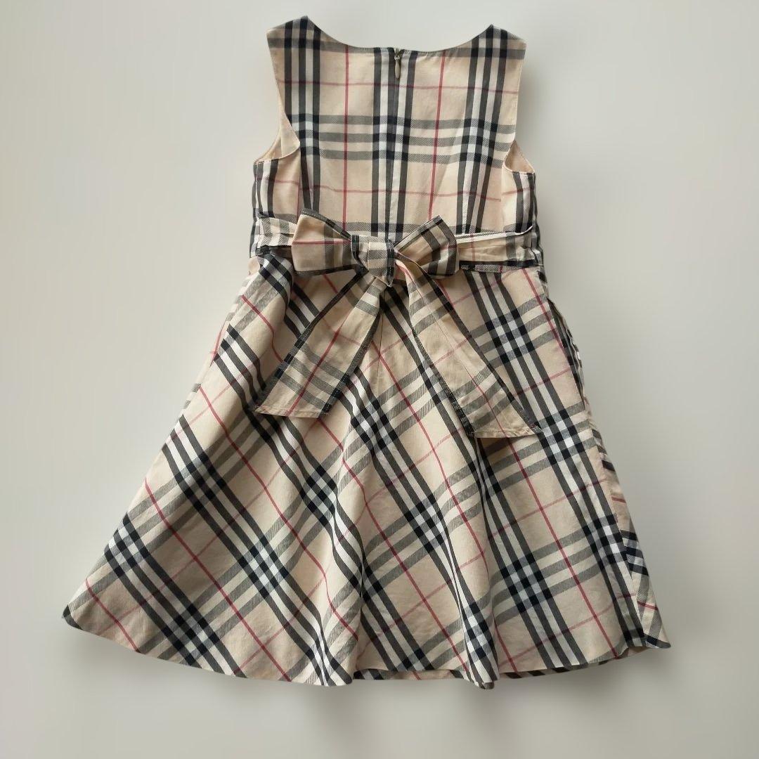 美品★110cm BURBERRY LONDON バーバリー チェックワンピース