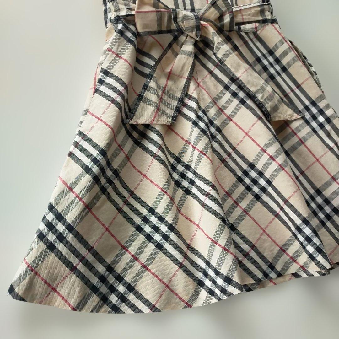 美品★110cm BURBERRY LONDON バーバリー チェックワンピース