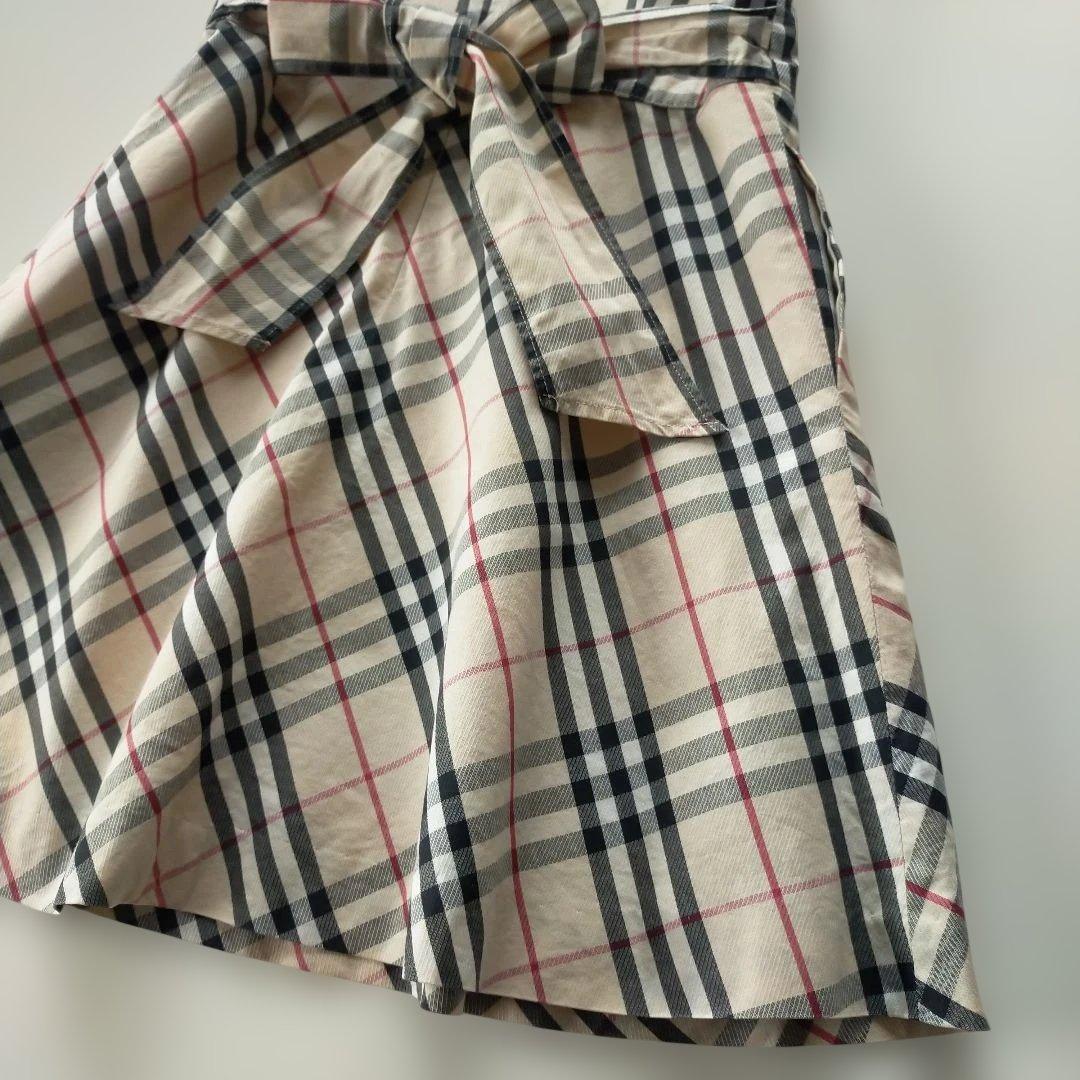 美品★110cm BURBERRY LONDON バーバリー チェックワンピース