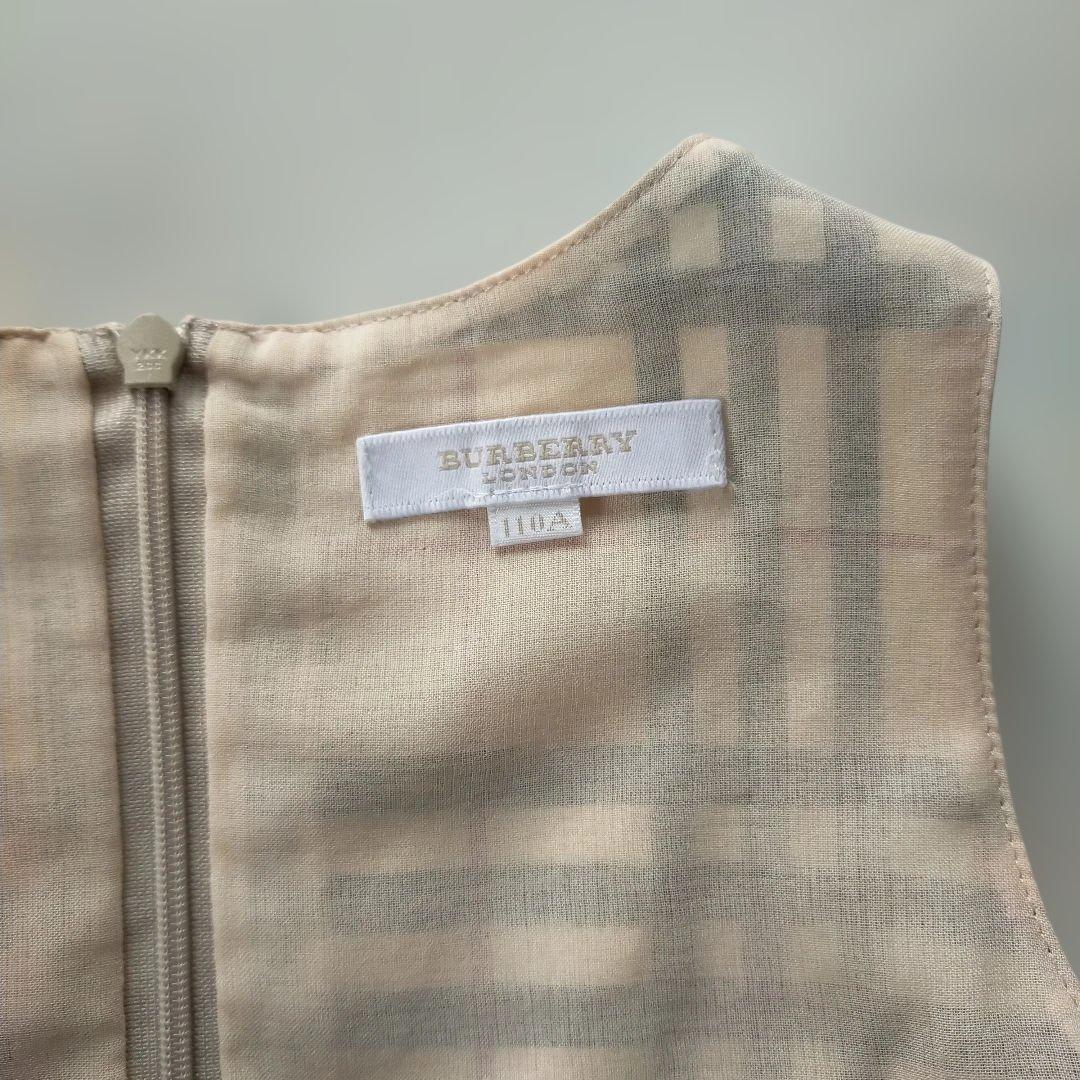 美品★110cm BURBERRY LONDON バーバリー チェックワンピース