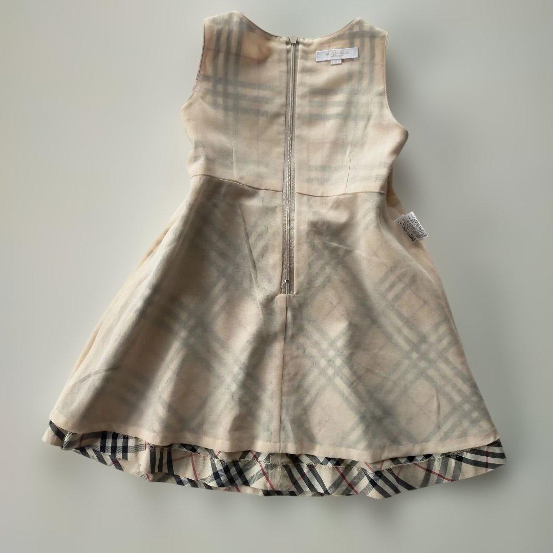 美品★110cm BURBERRY LONDON バーバリー チェックワンピース