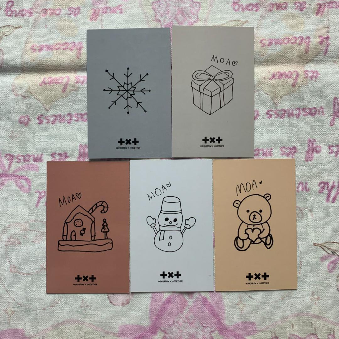 TXT SBS 歌謡大典 韓国 限定 トレカ 5枚セット