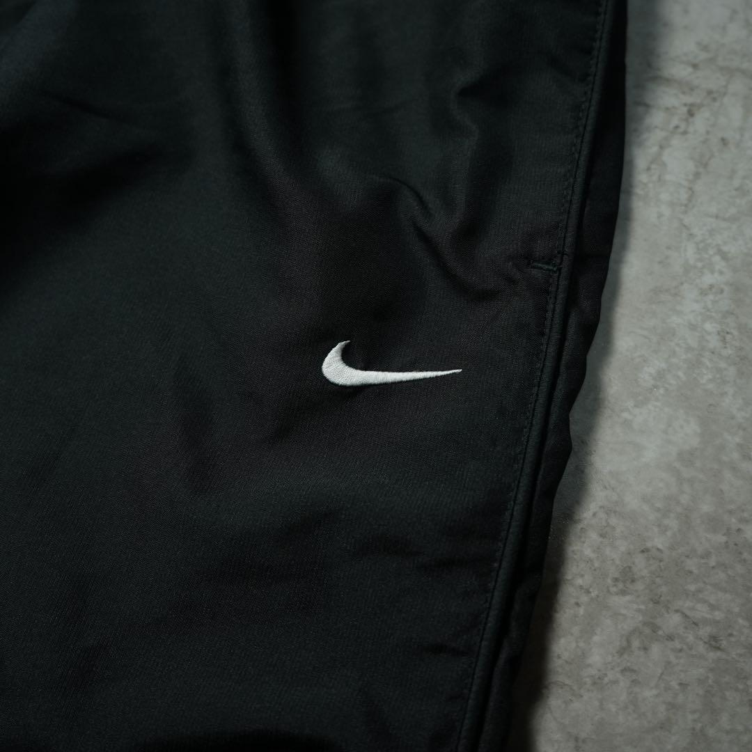 00s NIKE バギーナイロンパンツ 刺繍ロゴ ドローコード y2k テック