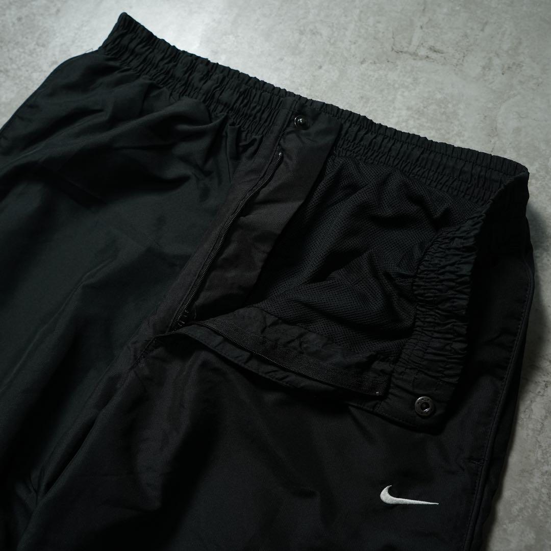 00s NIKE バギーナイロンパンツ 刺繍ロゴ ドローコード y2k テック