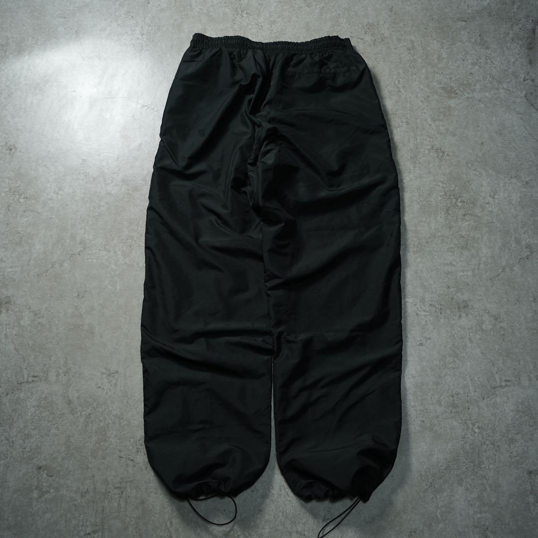 00s NIKE バギーナイロンパンツ 刺繍ロゴ ドローコード y2k テック