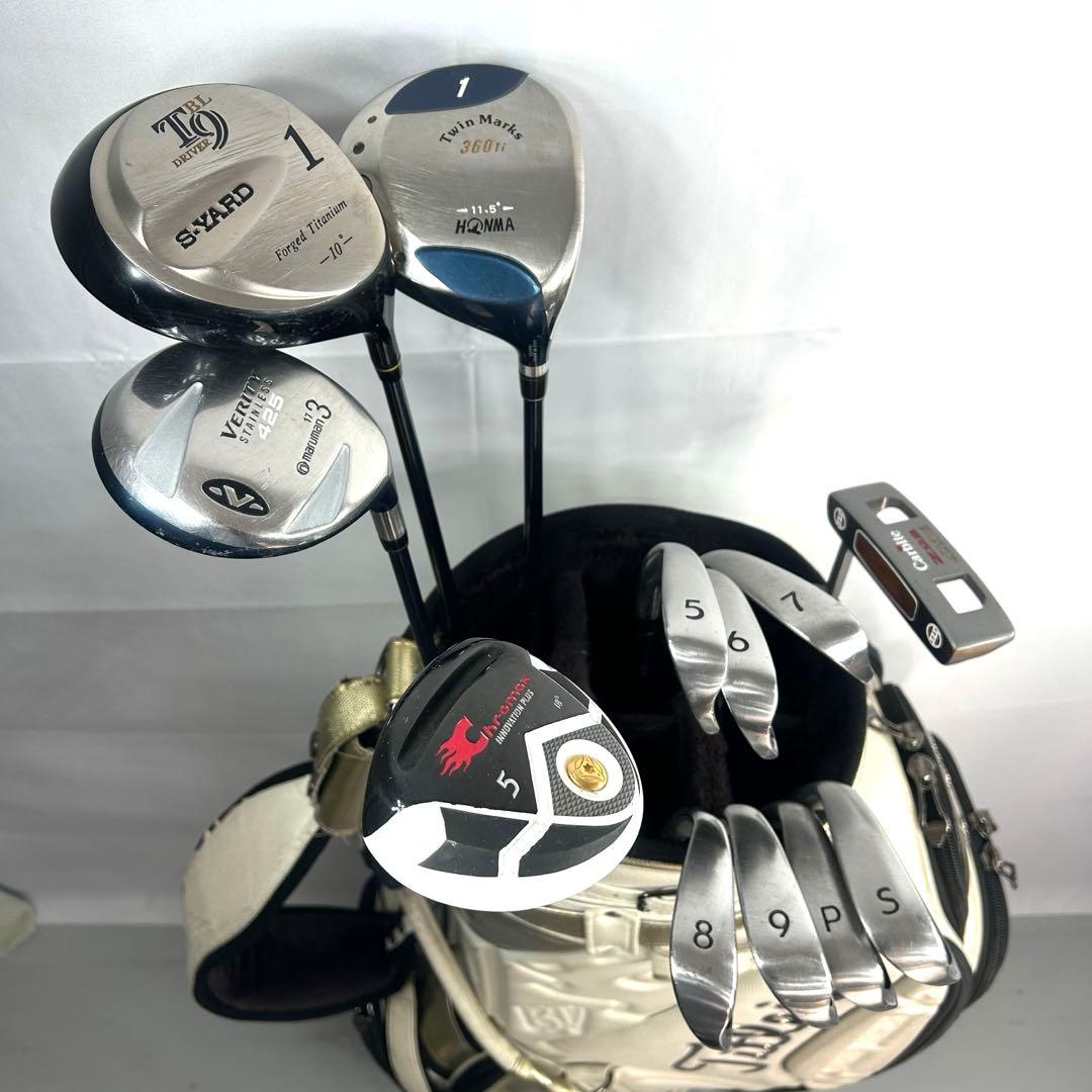 本格派 メンズゴルフクラブ 12本 フルセット お試しセット ゴルフセット