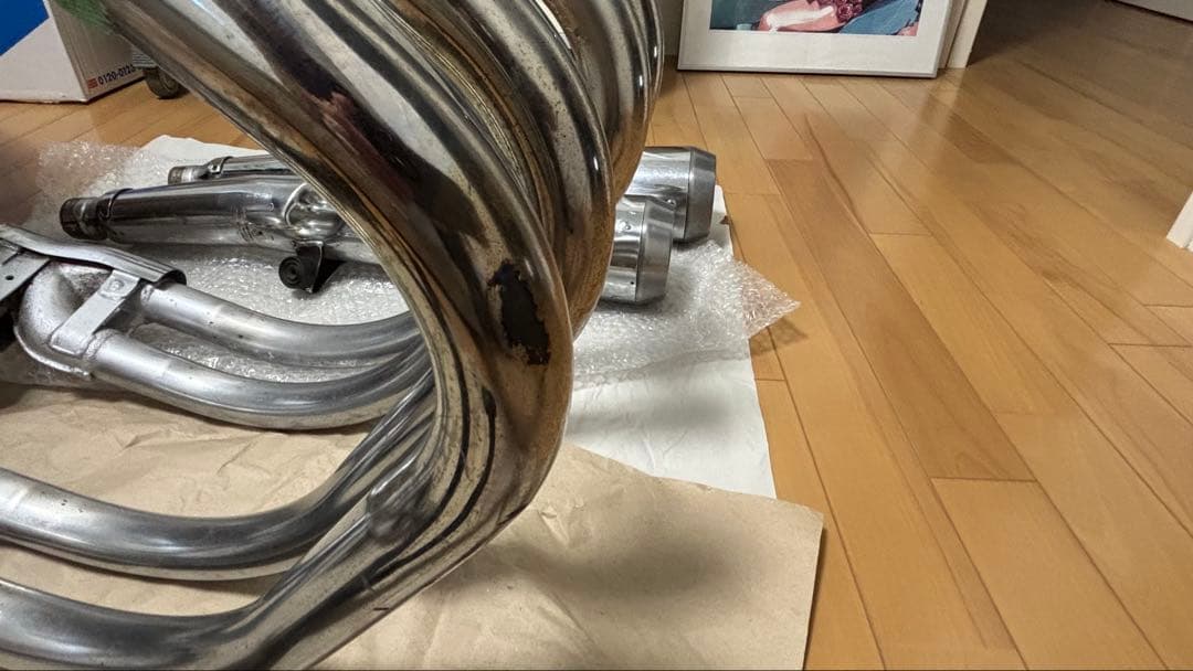 ゼファー750 純正マフラー&センタースタンド