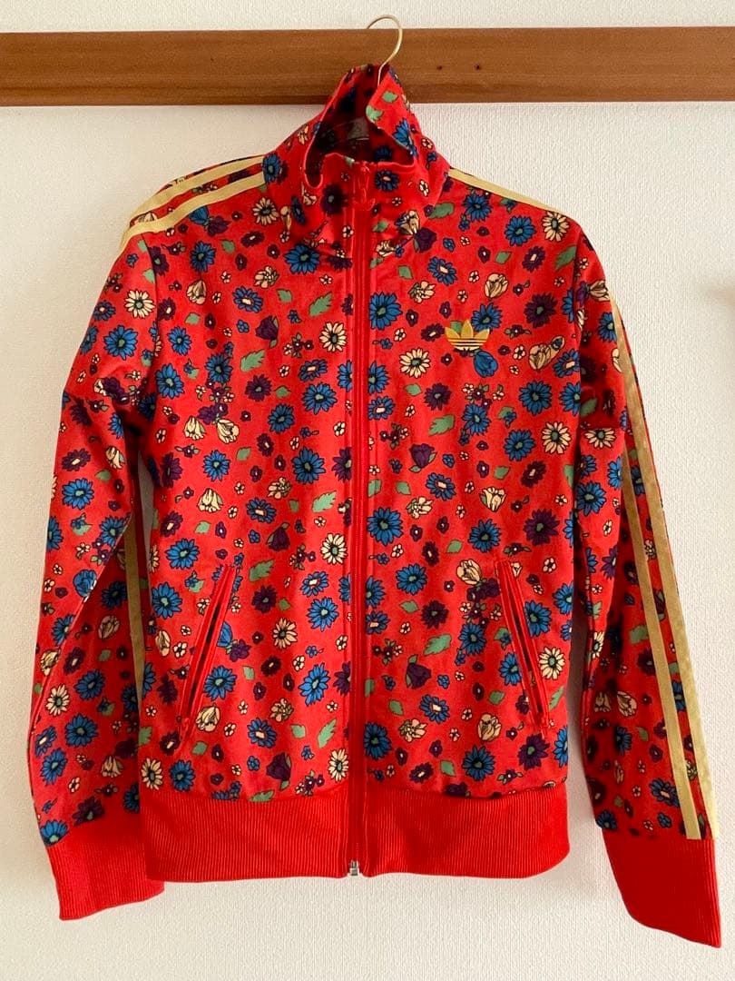 adidas アディダス ロデオクラウンズ かくかくしかじか ジャージ 花柄 M